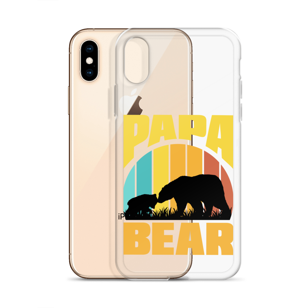 Papa Bear Clear Case for iPhone®