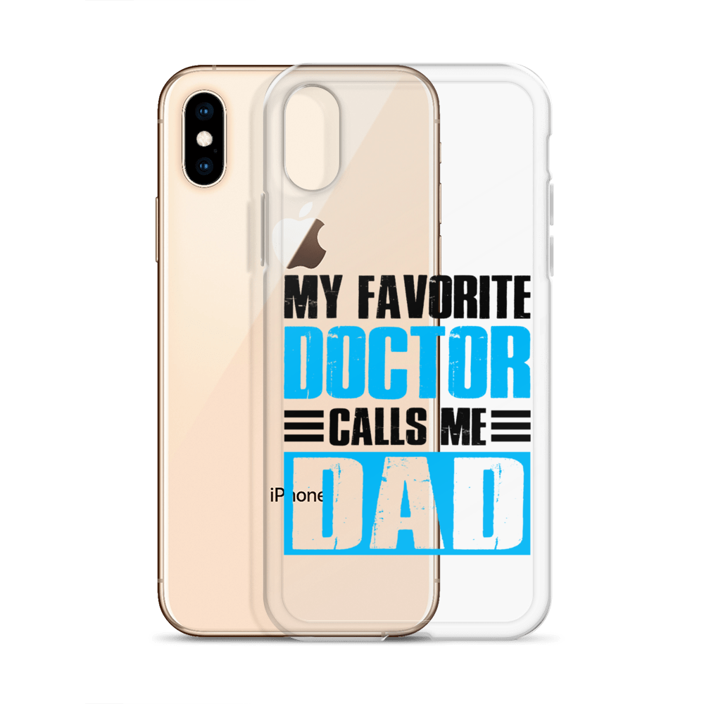 Mer Dad Don't Mess With My Mermaid Clear Case for iPhone®