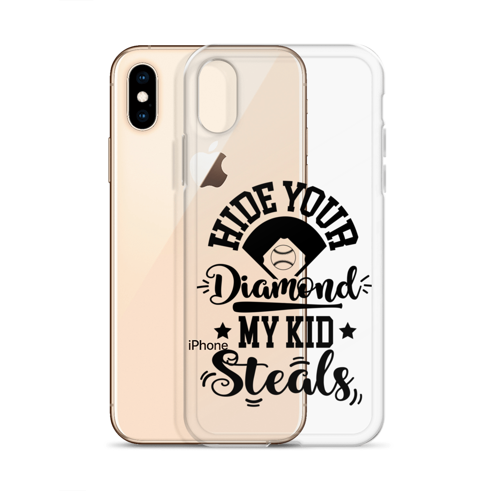 Hide Your Diamond My Kid Steals Clear Case for iPhone®