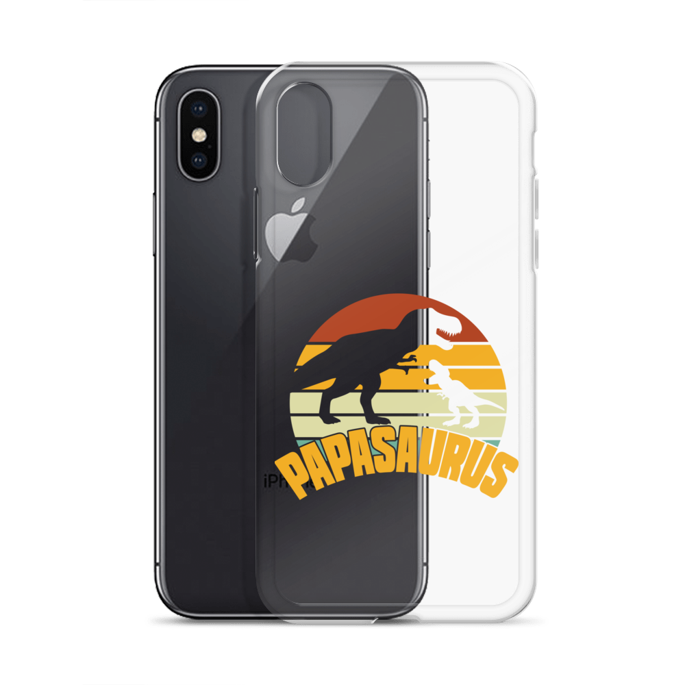 Papasaurus Clear Case for iPhone®