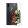 Black Father Matters Clear Case for iPhone®