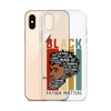 Black Father Matters Clear Case for iPhone®