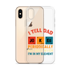 I Tell Dad Jokes Periodically But Only When I'm In My Element Clear Case for iPhone®