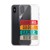 Husband, Daddy, Gamer, Hero Clear Case for iPhone®