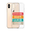 Husband, Daddy, Gamer, Hero Clear Case for iPhone®