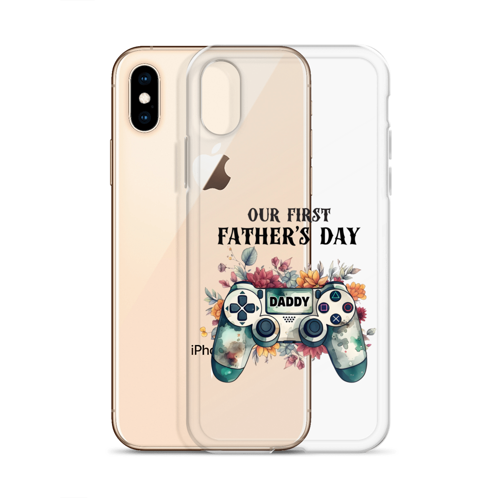 Our First Father's day Clear Case for iPhone®