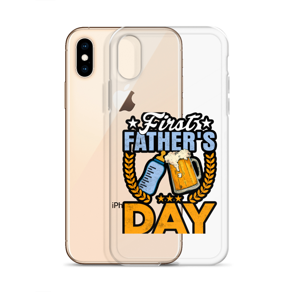 First Father's Day Clear Case for iPhone®