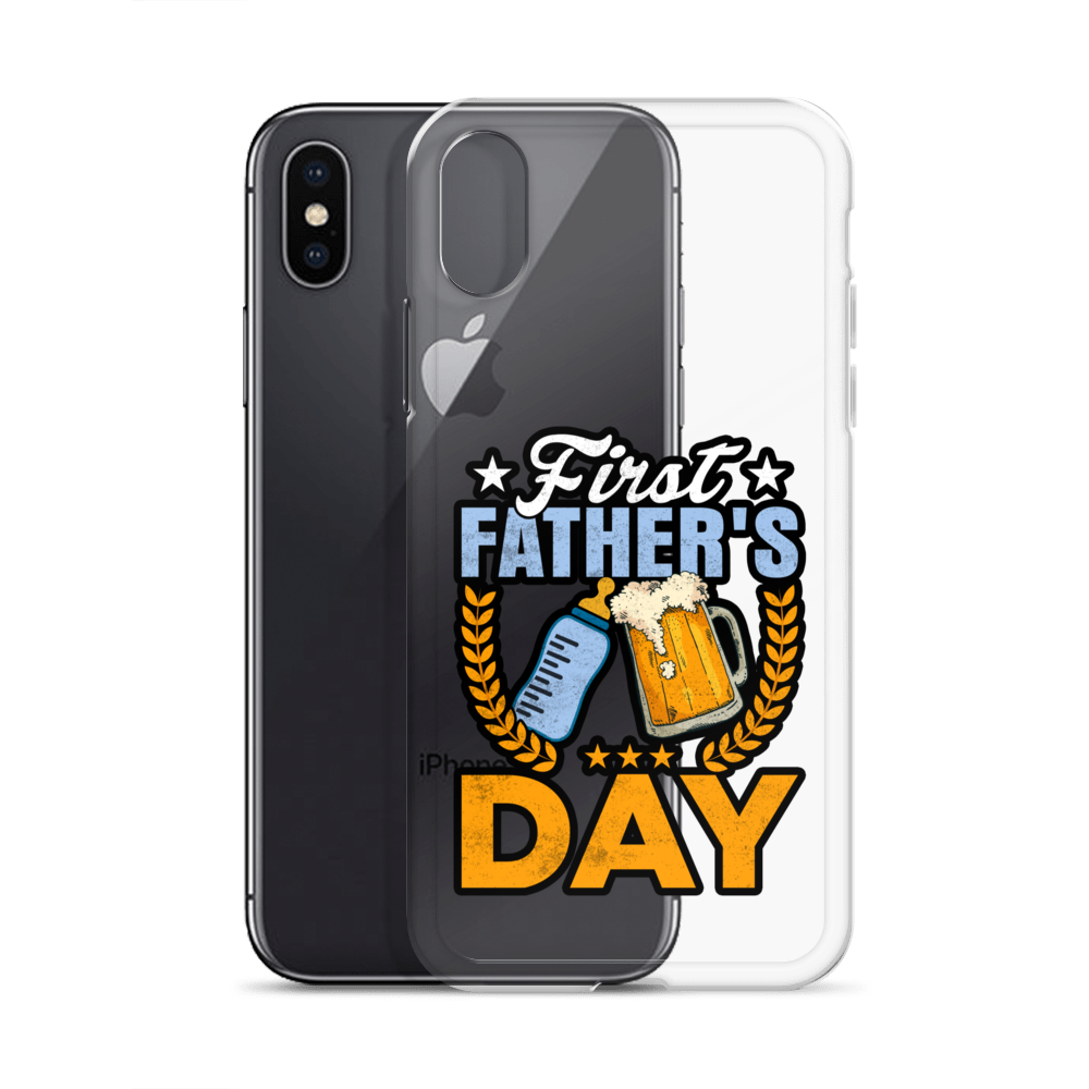 Father's First Day Clear Case for iPhone®