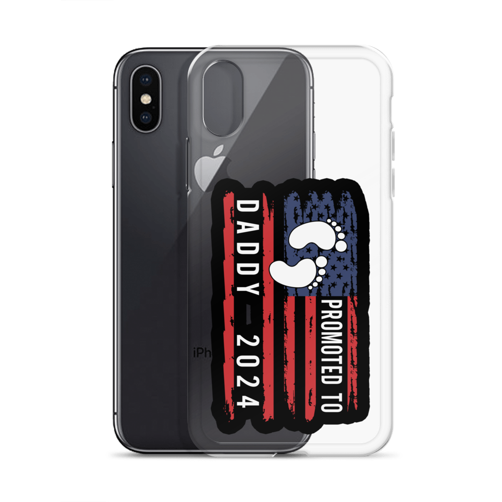 Promoted To Daddy 2024 Clear Case for iPhone®