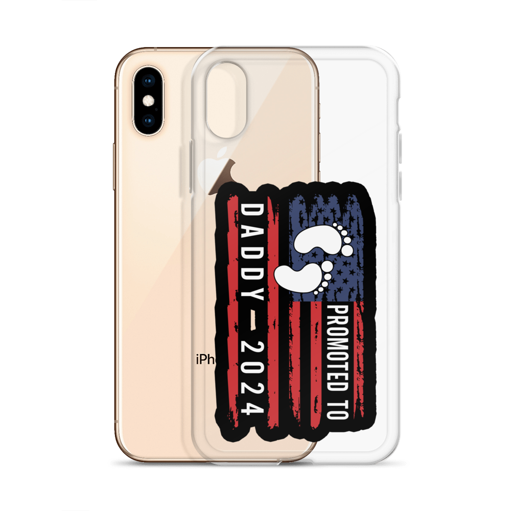 Promoted To Daddy 2024 Clear Case for iPhone®