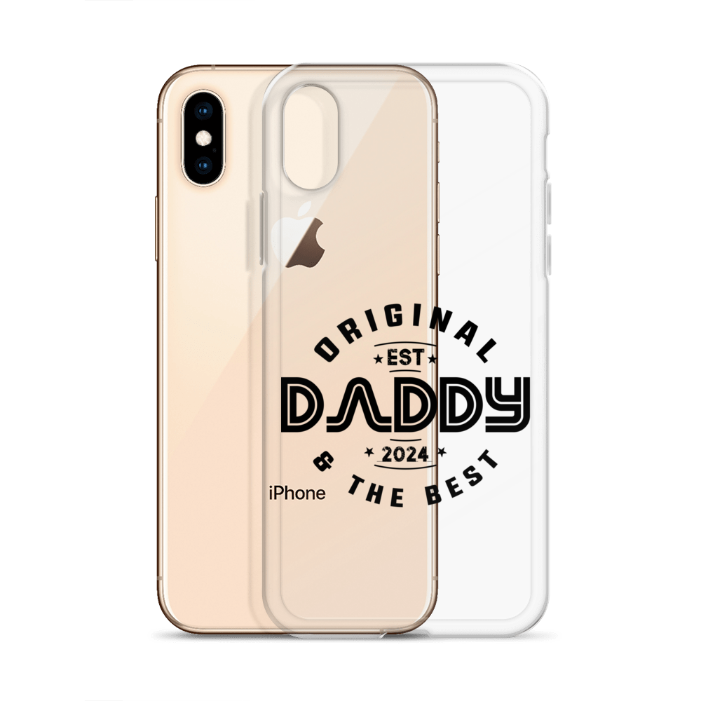 Original And The Best Daddy Establish 2024 Clear Case for iPhone®