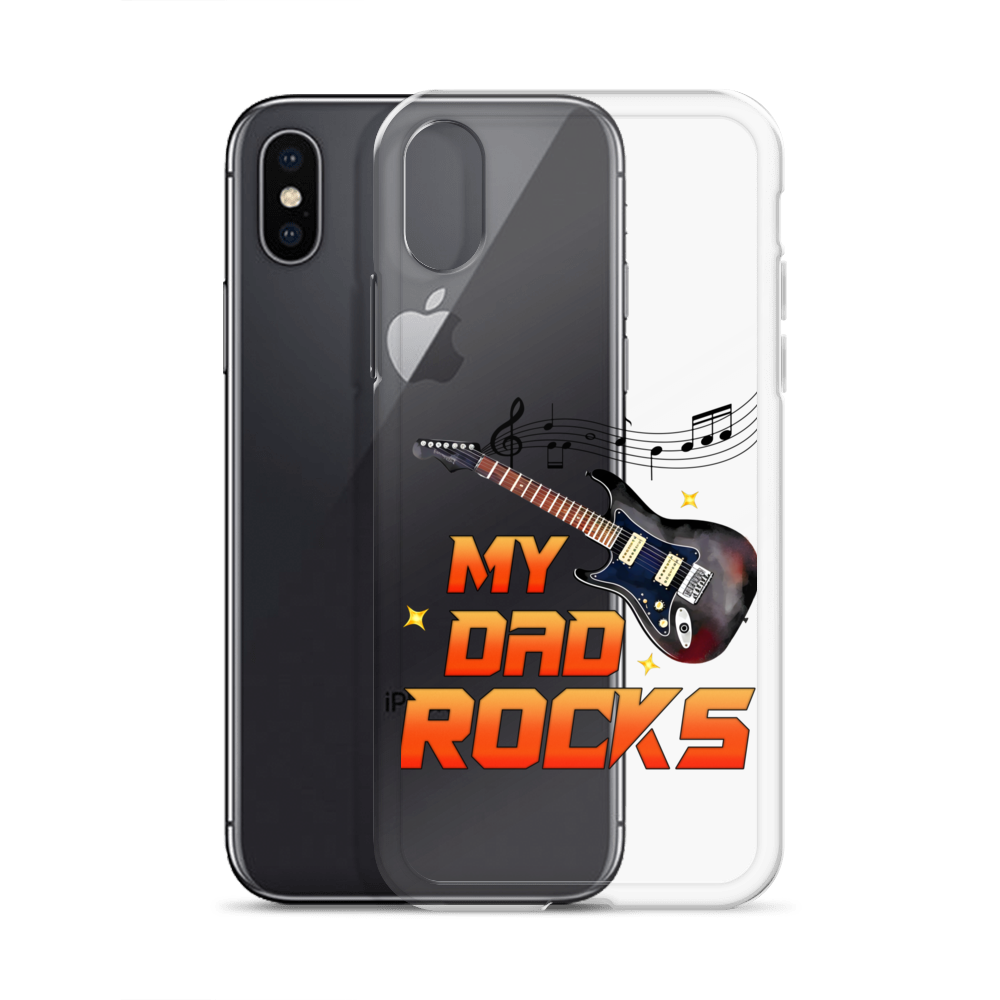 My Dad Rocks Clear Case for iPhone®