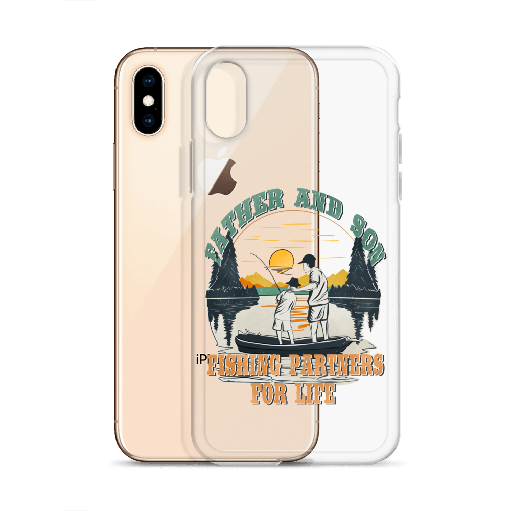 Father And Son Fishing Partners For Life Clear Case for iPhone®