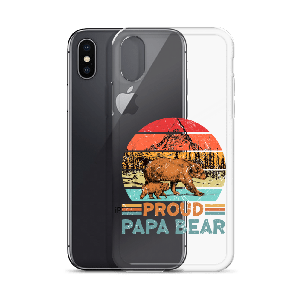 Proud Papa Bear Clear Case for iPhone®