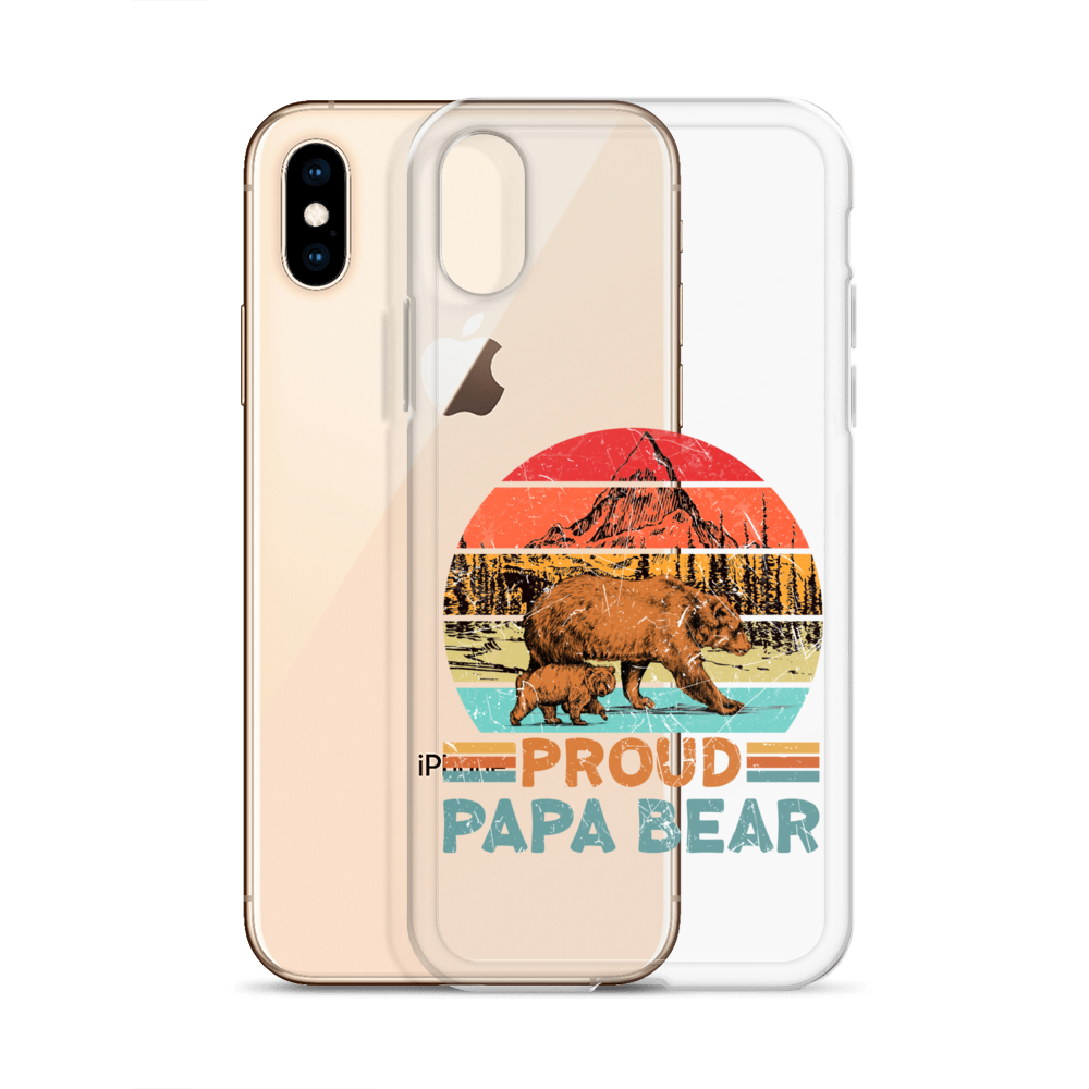 Proud Papa Bear Clear Case for iPhone®