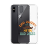 Dad Jokes I Think You Mean You Mean Rad Jokes Clear Case for iPhone®