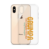 Grumpa Like A Regular Grandpa Only Geumpier Clear Case for iPhone®