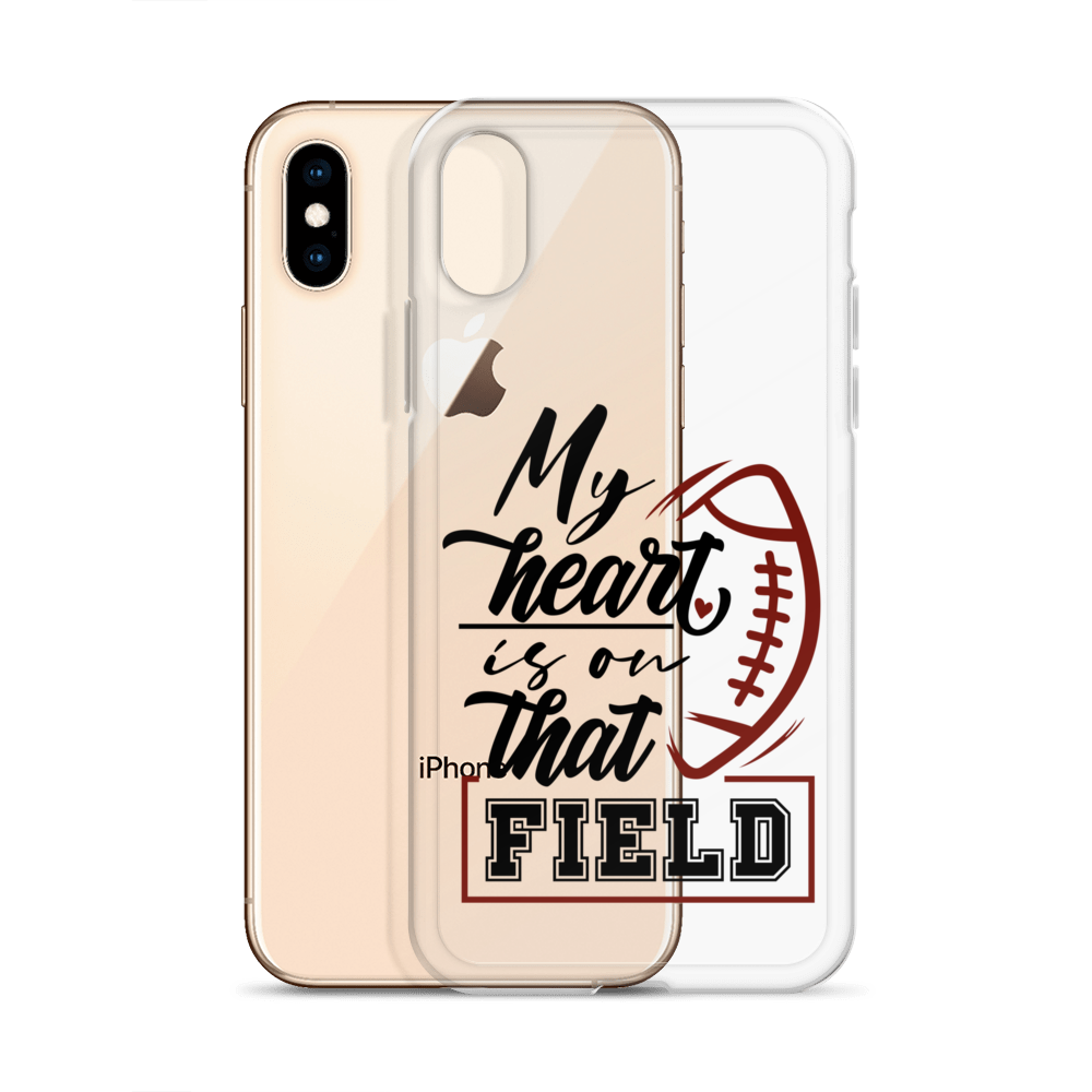 My Heart Is On That Field Clear Case for iPhone®