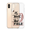 My Heart Is On That Field Clear Case for iPhone®