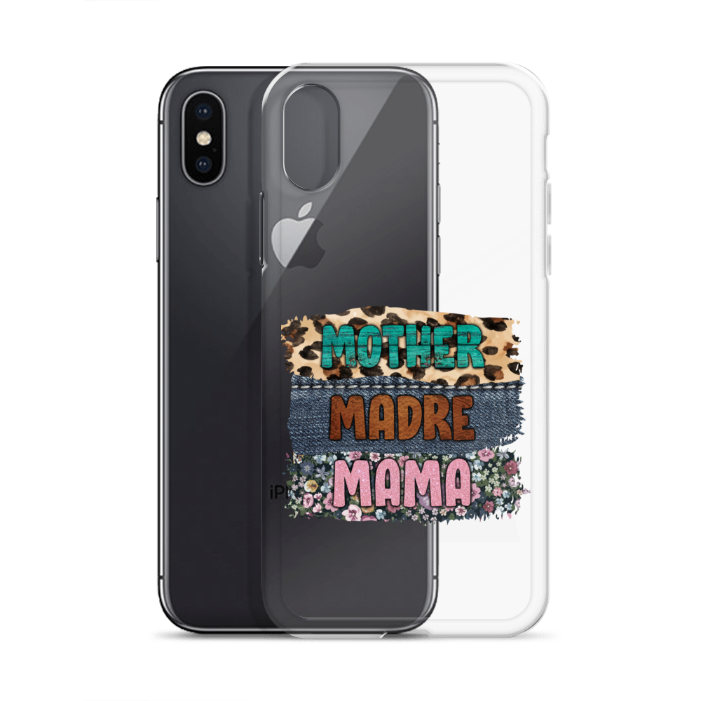 Mother, Mader, Mama Clear Case for iPhone®