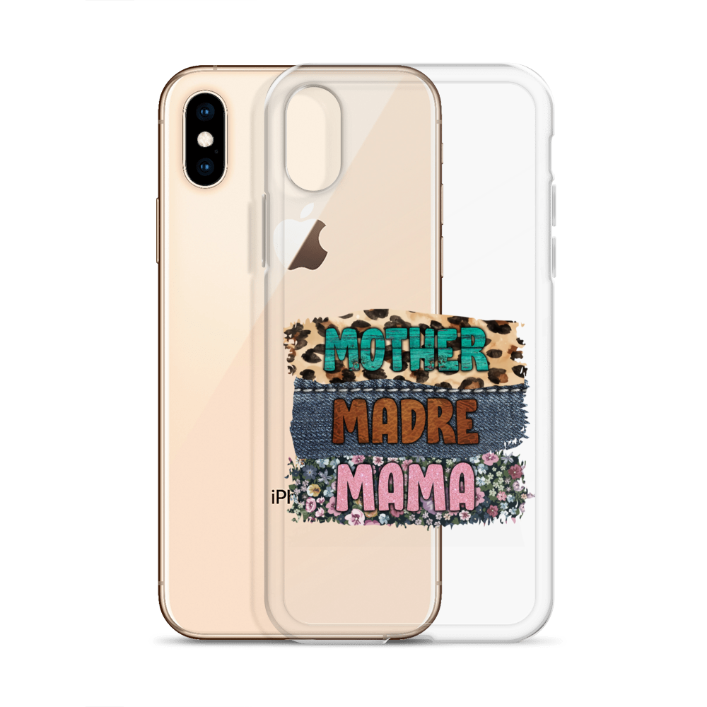 Mother, Mader, Mama Clear Case for iPhone®