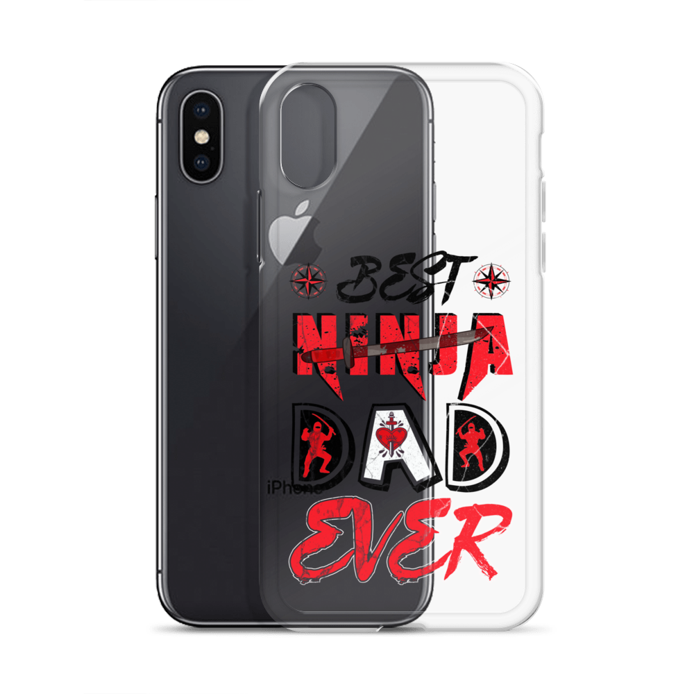 Best Ninja Dad Ever Clear Case for iPhone®