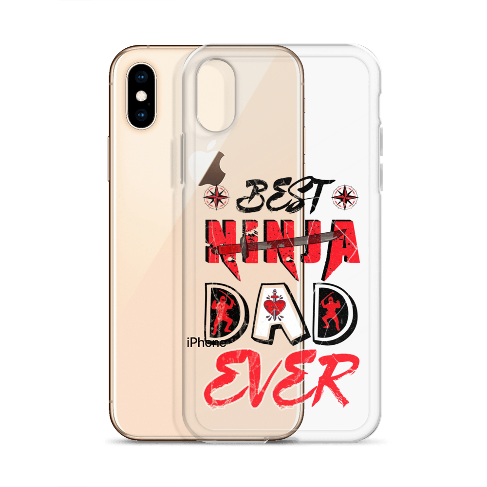 Best Ninja Dad Ever Clear Case for iPhone®