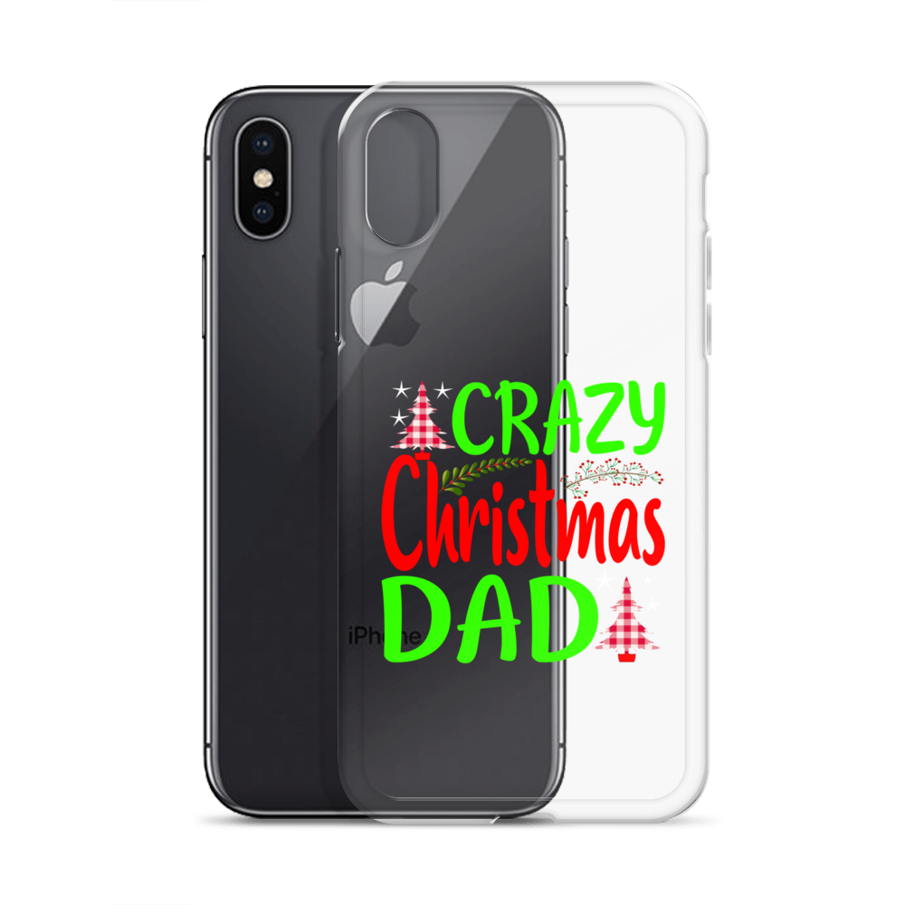 Crazy Christmas Dad Clear Case for iPhone®