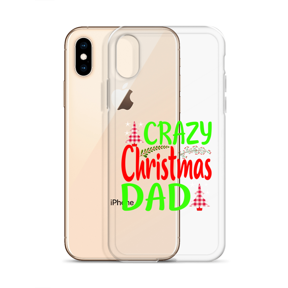 Crazy Christmas Dad Clear Case for iPhone®