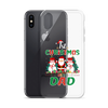 1st Christmas As A Dad Clear Case for iPhone®