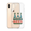 Dad Needs Beer Clear Case for iPhone®