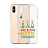 Dad Needs Beer Clear Case for iPhone®