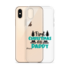 First Christmas As Daddy Clear Case for iPhone®