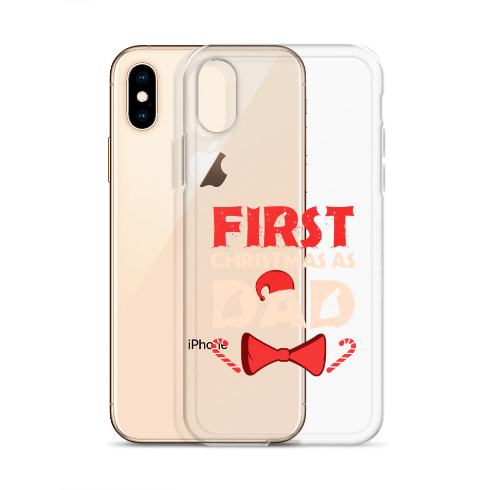 First Christmas As Dad Clear Case for iPhone®