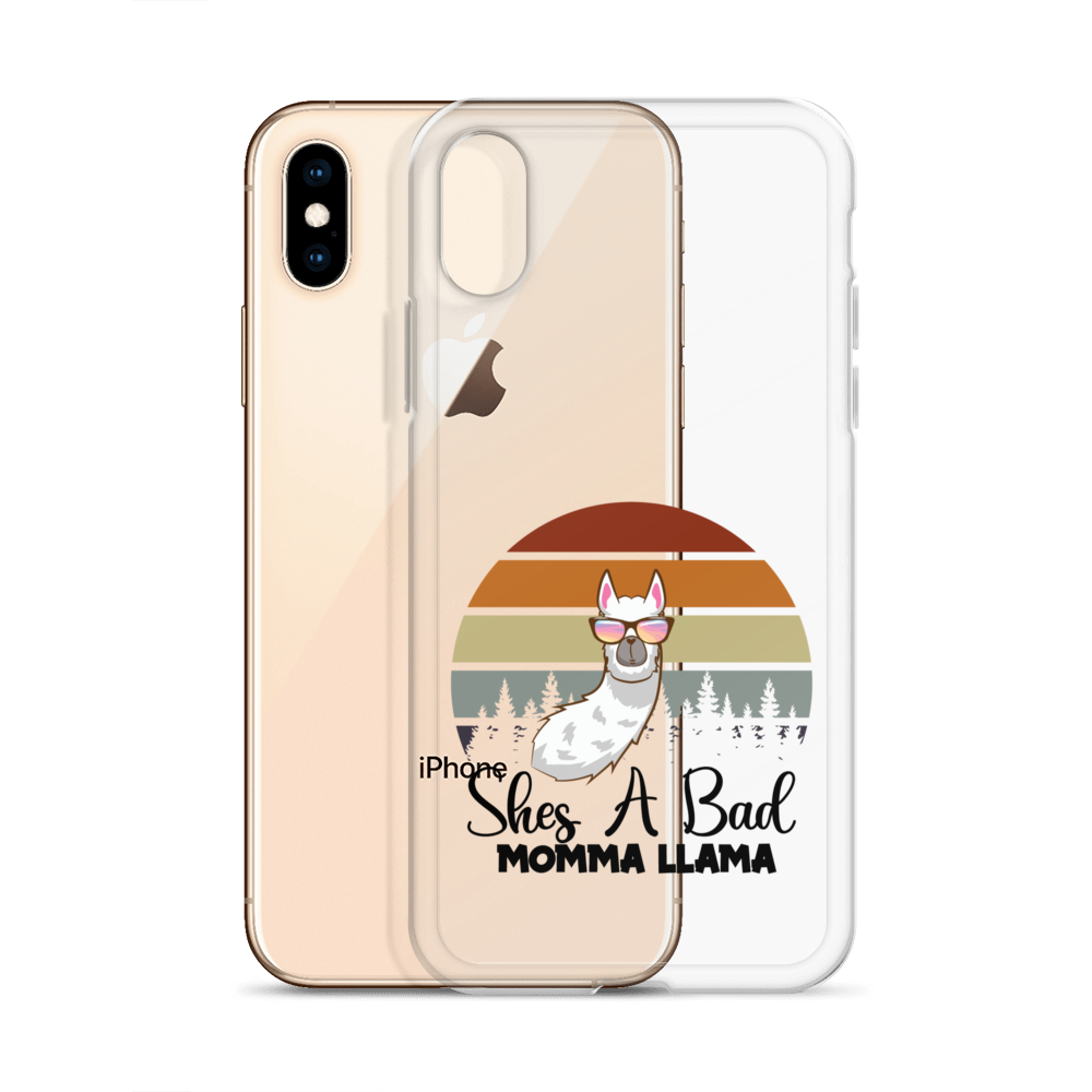 She's A Bad Momma Llama Clear Case for iPhone®