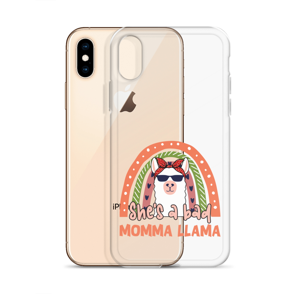 She's A Bad Momma Llama Clear Case for iPhone®