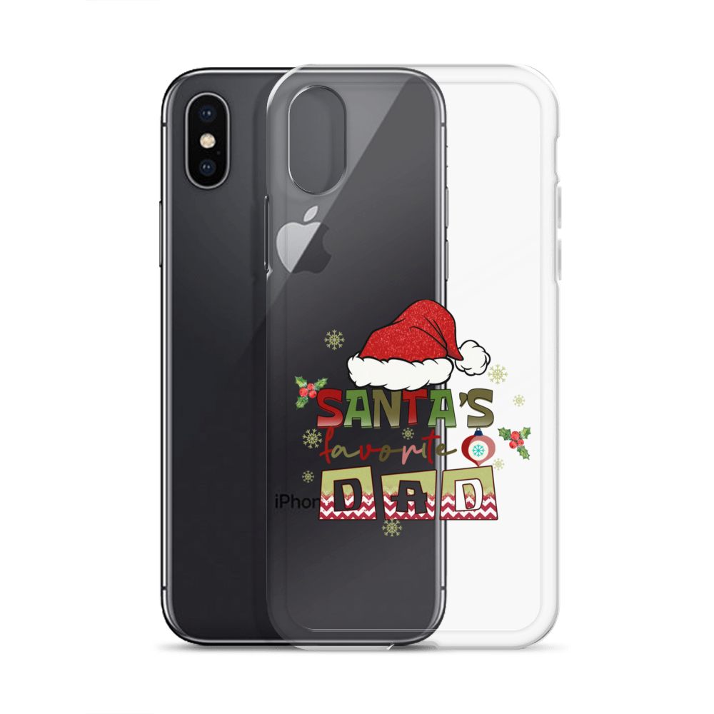 Santa's Favorite Dad Clear Case for iPhone®