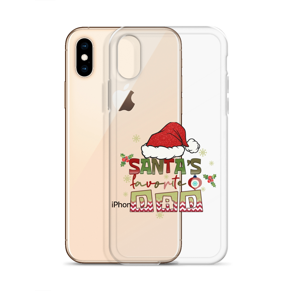 Santa's Favorite Dad Clear Case for iPhone®