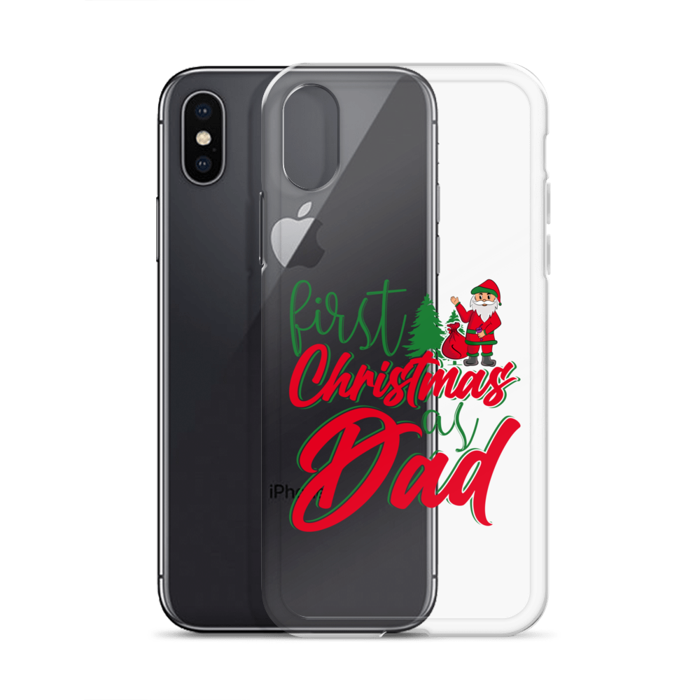 First Christmas As Dad Clear Case for iPhone®