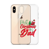 First Christmas As Dad Clear Case for iPhone®