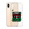 First Christmas As Dad Clear Case for iPhone®