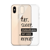 Eat, Sleep, Embarrass My Kids, Repeat Clear Case for iPhone®