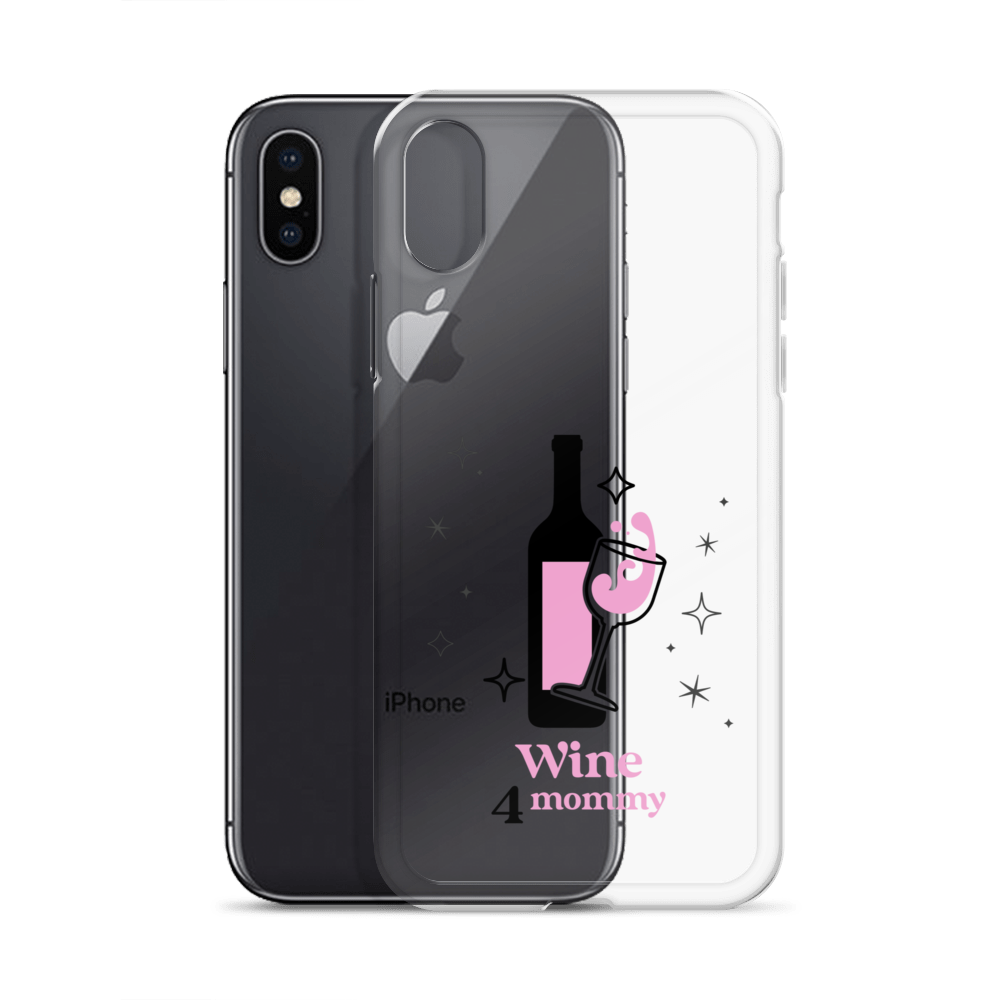 Wine For Mommy Clear Case for iPhone®