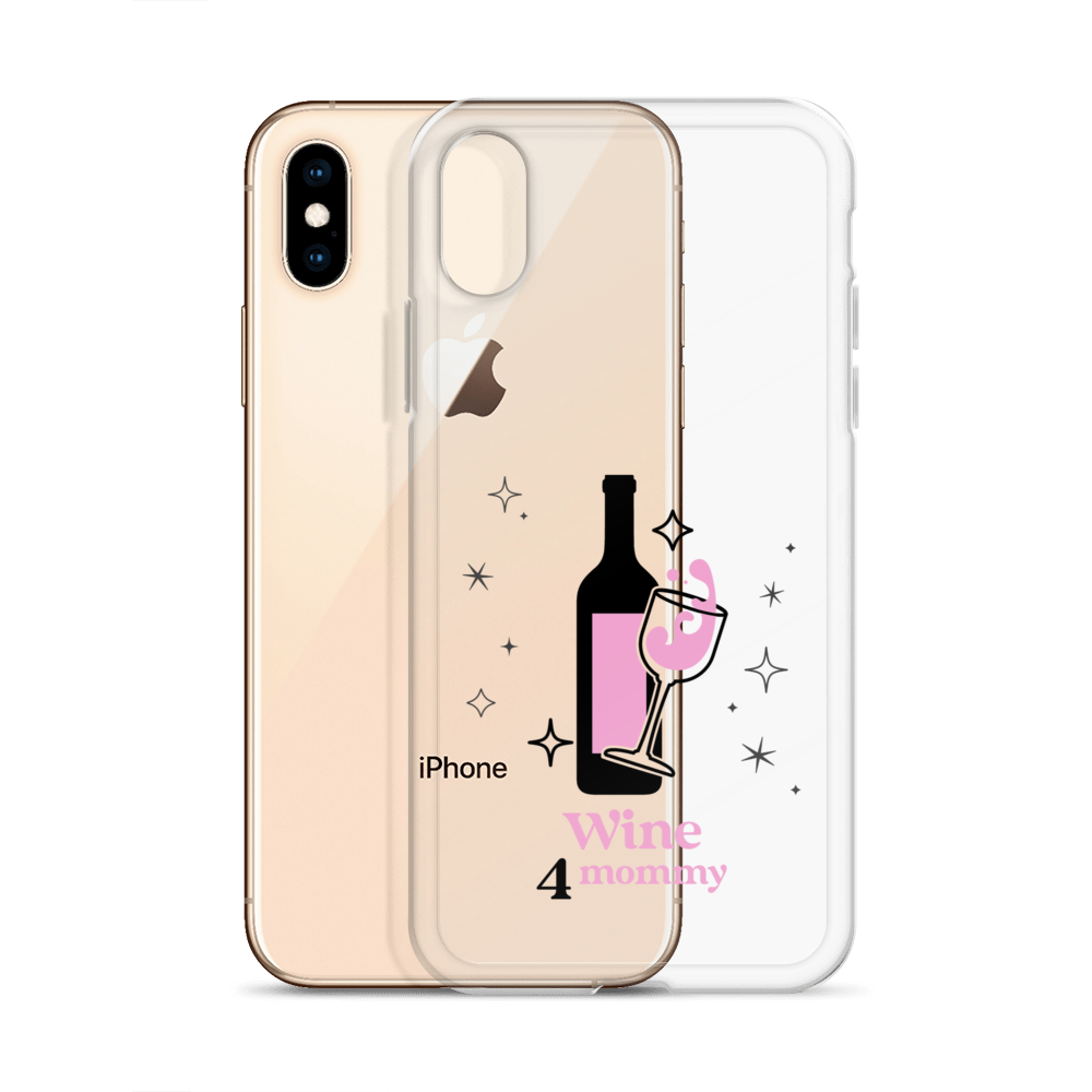 Wine For Mommy Clear Case for iPhone®