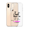 Just Want to Tell You A Secret I'm Pregnant Clear Case for iPhone®