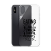 Eating Donuts For Two Funny Pregnant Mom Clear Case for iPhone®