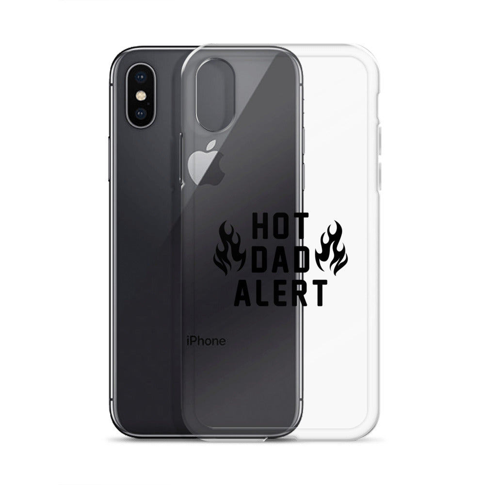 Hot Dad Alert Clear Case for iPhone®