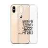 When My Father Didnt Have My Hand He Had My Back Clear Case for iPhone®