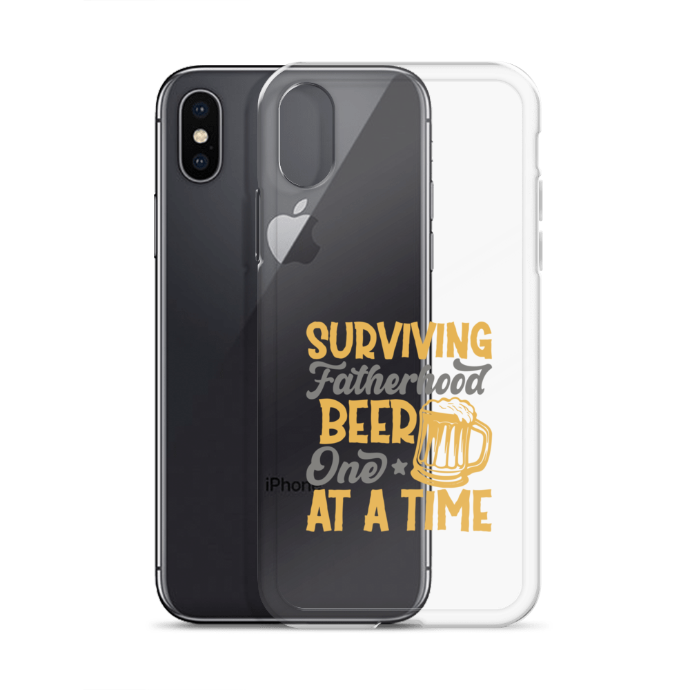 Surviving Fatherhood One Beer At A time Clear Case for iPhone®