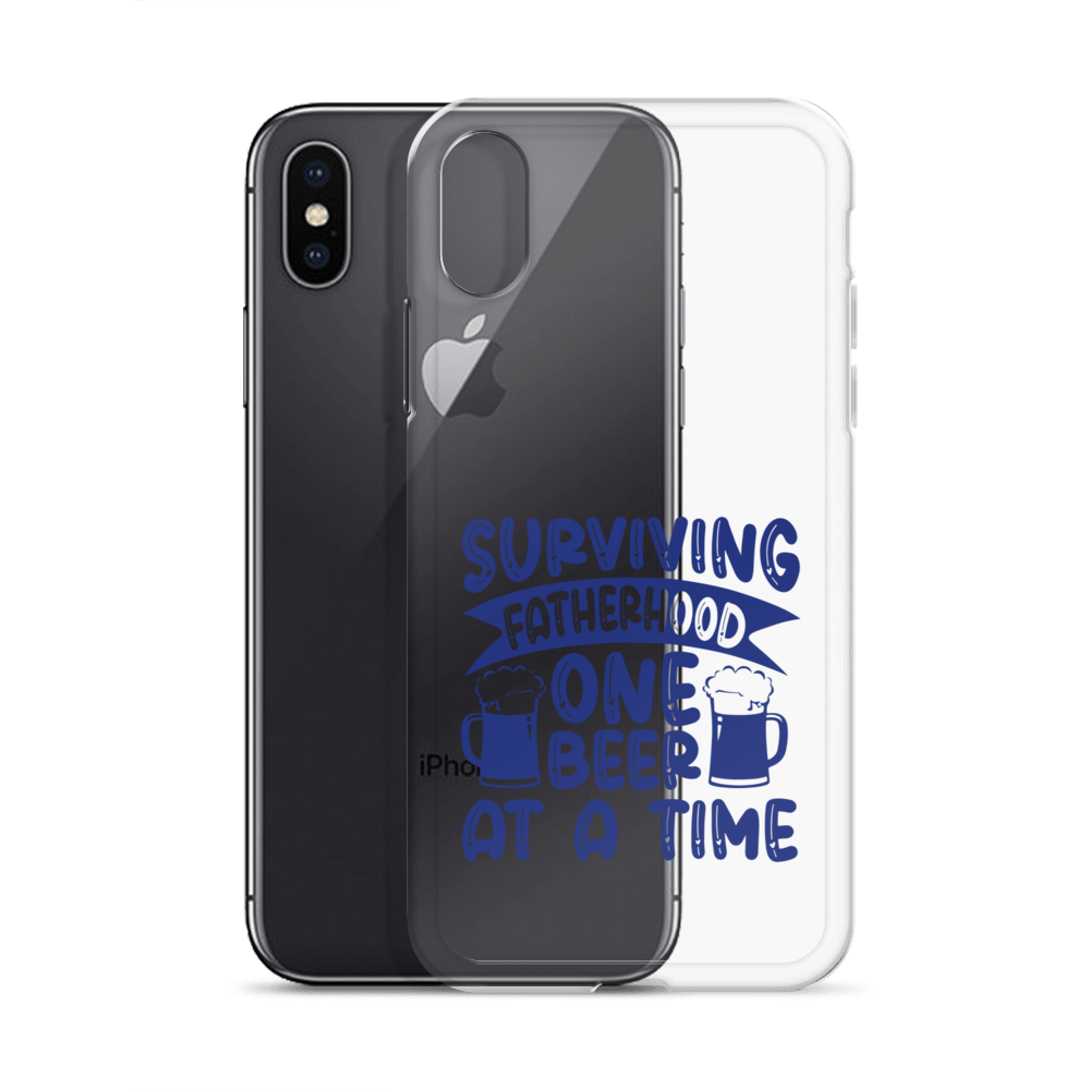 Surviving Fatherhood One Beer At A time Clear Case for iPhone®